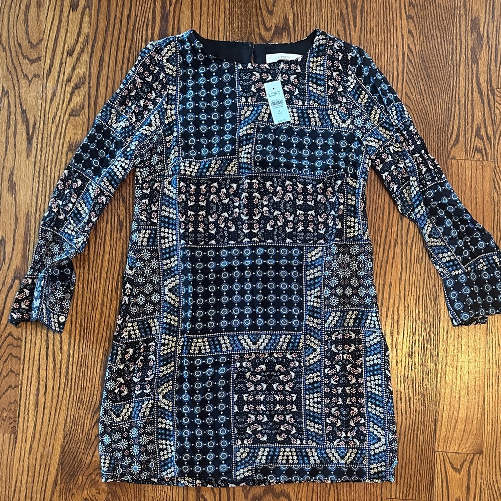 LOFT long sleeved dress. New with tags!